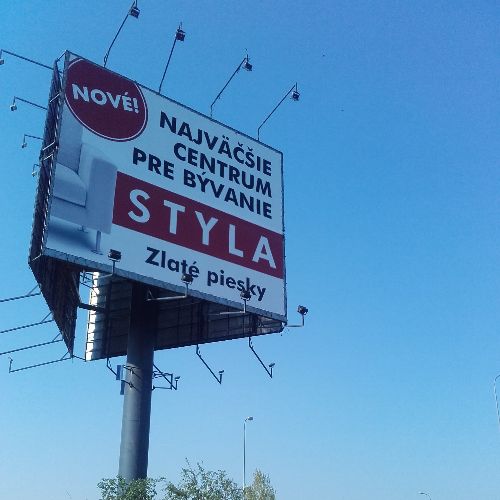 STYLA - prenájom Billboardov a Bigboardových plôch