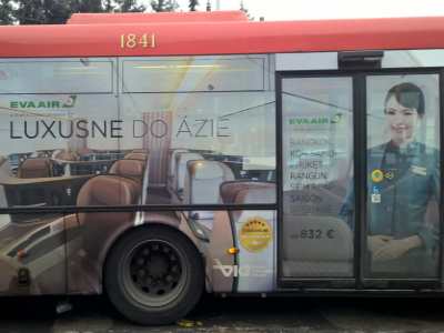 Mobilná reklama - polep dopravných prostriedkov